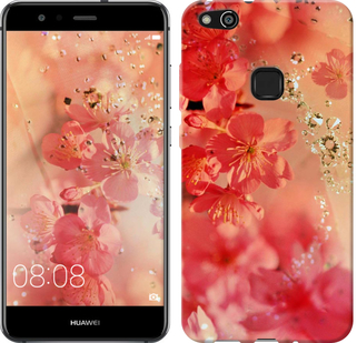 

Чехол Розовые цветы для Huawei P10 Lite 650311
