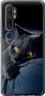 Чехол Дымчатый кот для Xiaomi Mi Note 10