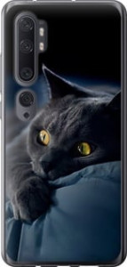 Чехол Дымчатый кот для Xiaomi Mi Note 10