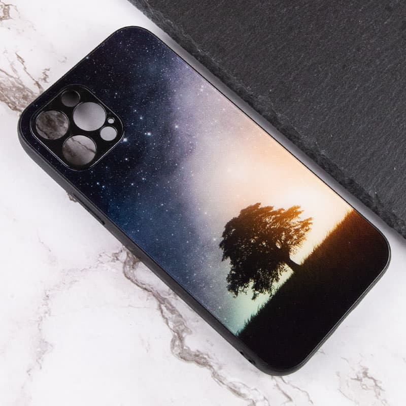 Фото TPU+Glass чохол Diversity на Apple iPhone 12 Pro (6.1") (Tree) в маназині vchehle.ua