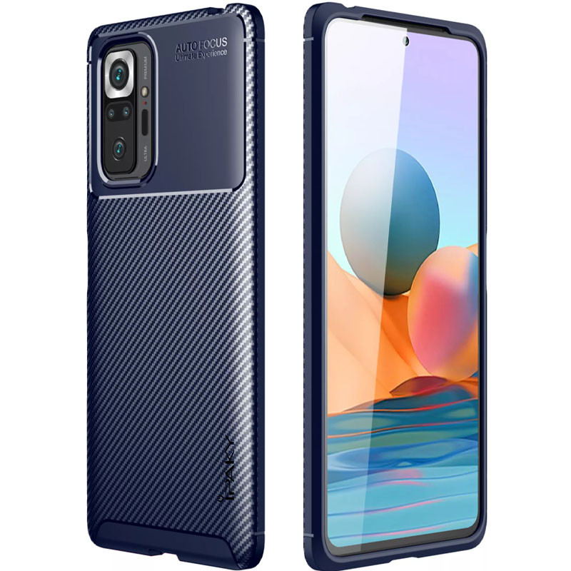TPU чохол iPaky Kaisy Series на Xiaomi Redmi Note 10 Pro / 10 Pro Max (Синій)