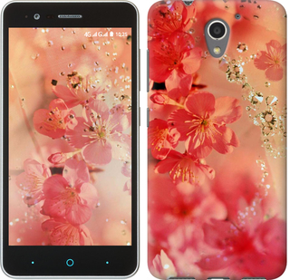 

Чехол Розовые цветы для ZTE A510 325312