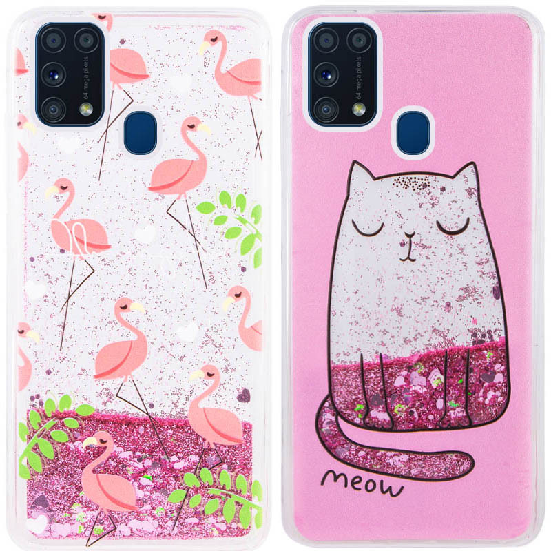 TPU чехол с переливающимися блестками для Samsung Galaxy M31