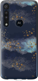 

Чохол Ночь золотые звезды для Motorola One Macro 1406481