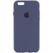 Чехол Silicone Case Full Protective (AA) для Apple iPhone 6/6s (4.7") (Темно-синий / Midnight blue)