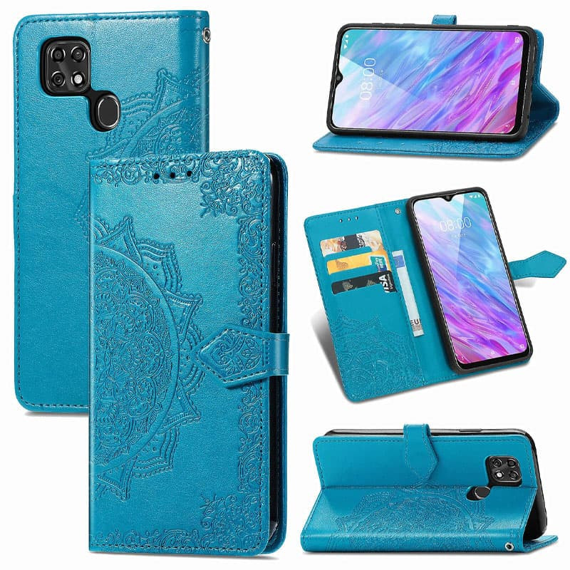 Купить Кожаный чехол-книжка Art Case с визитницей для ZTE Blade 20 Smart (Синий) на vchehle.ua