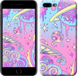 Чохол Рожева галактика для iPhone 7 plus (5.5'')
