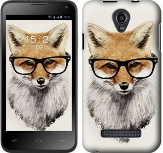 

Чохол Лис в окулярах на Fly IQ4415 634652
