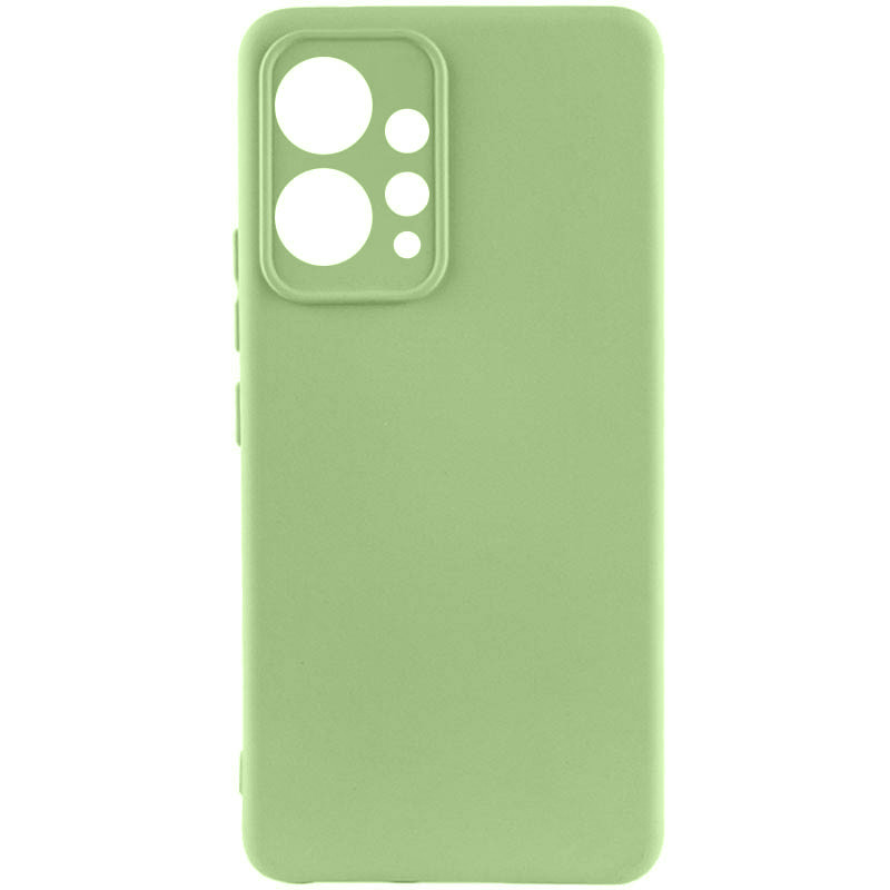 Чехол TPU GETMAN Liquid Silk Full Camera для Xiaomi Redmi Note 12 4G (Зеленый / Pistachio)