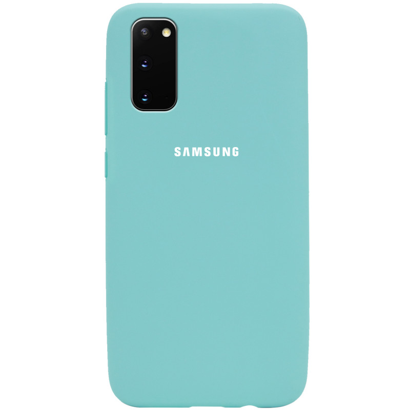 

Чохол Silicone Cover Full Protective (AA) на Samsung Galaxy S20 (Бірюзовий / Ice Blue) 895182