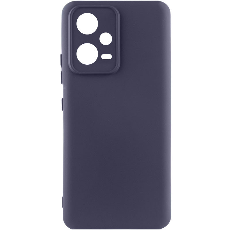 Чохол Silicone Cover Lakshmi Full Camera (AAA) на Xiaomi Poco X5 5G / Redmi Note 12 5G (Сірий / Dark Gray)