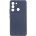 Чохол Silicone Cover Lakshmi Full Camera (AAA) на TECNO Spark 8C (Темно-синій / Midnight blue)