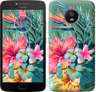 

Чехол Тропические цветы v1 для Motorola Moto E4 Plus 845327