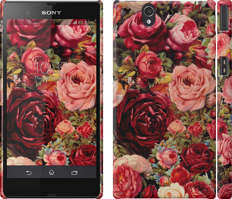 

Чохол Квітучі троянди на Sony Xperia Z C6602 235823