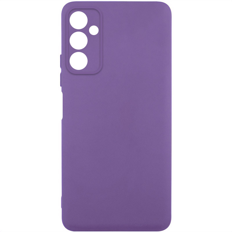Чехол TPU GETMAN Liquid Silk Full Camera для Samsung Galaxy A34 5G (Фиолетовый / Amethyst)