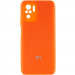 Чохол Silicone Cover Full Camera (AA) Xiaomi Redmi Note 10 / Note 10s (Помаранчевий / Neon Orange)