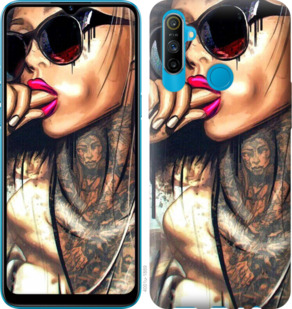 

Чохол Дівчина в тату на Realme C3 932670
