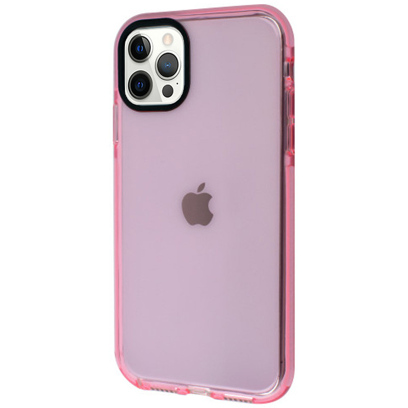TPU чохол Color Clear на Apple iPhone 12 Pro / 12 (6.1") (Pink)