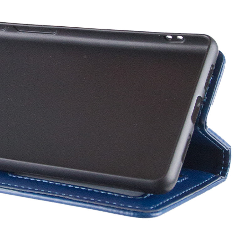 Фото Кожаный чехол-книжка GETMAN Gallant (PU) для Xiaomi Redmi Note 14 5G (Синий) в магазине vchehle.ua