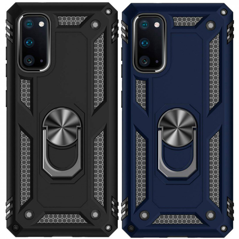Ударопрочный чехол Serge Ring for Magnet для Samsung Galaxy S20