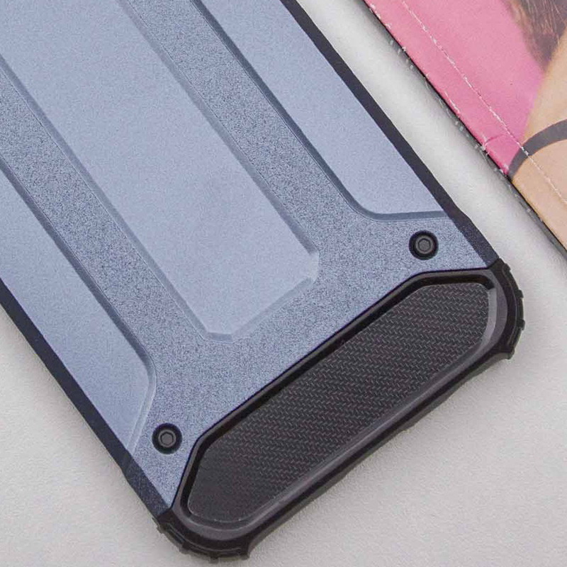 Фото Броньований протиударний TPU+PC чохол Immortal на Xiaomi Redmi 14C / Poco C75 (Сірий / Metal slate) на vchehle.ua