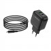 СЗУ Borofone BA46A PD 18W+QC3.0 (1USB/1Type-C/3A) + Type-C to Lightning