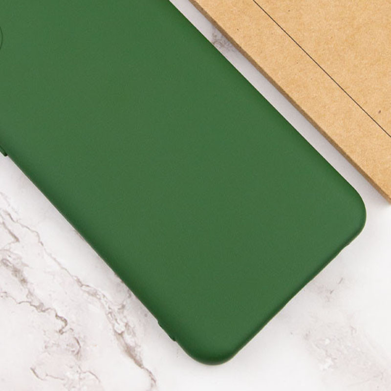 Фото Чехол TPU GETMAN Liquid Silk Full Camera для Samsung Galaxy S21 Ultra (Зеленый / Dark green) в магазине vchehle.ua