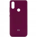 Уценка Чехол Silicone Cover My Color Full Protective (A) для Xiaomi Redmi Note 5 Pro/Note 5 (DC) (Эстетический дефект / Бордовый / Marsala)