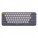 Бездротова клавіатура Baseus K01A Wireless Tri-Mode Keyboard (English Version) (B00955503) (Frosted Gray)