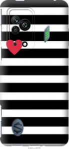 Чехол Черно-белые полосы для Xiaomi Black Shark 5