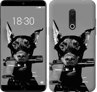 

Чехол Доберман для Meizu 15 Plus 670798