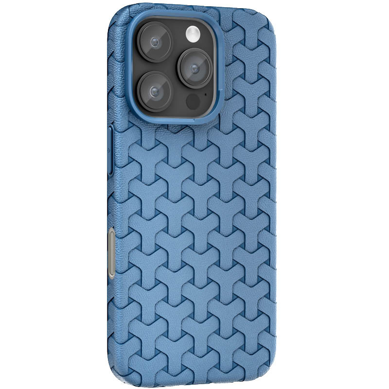 Чохол TPU Weaving на Apple iPhone 16 Pro (6.3") (Blue)