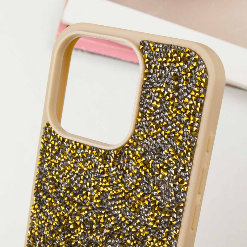 Замовити TPU чохол Bling World Rock Diamond на Apple iPhone 16 Pro (6.3") (Золотий) на vchehle.ua