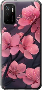 Чехол Пурпурная сакура для Xiaomi Redmi Note 10 5G