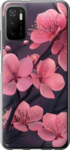 Чехол Пурпурная сакура для Xiaomi Redmi Note 10 5G