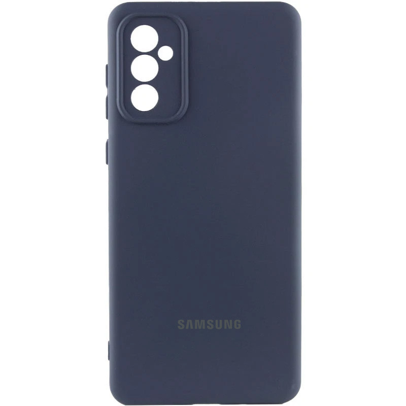 Чехол Silicone Cover Lakshmi Full Camera (AA) with logo для Samsung Galaxy S25+ (Синий / Midnight blue)