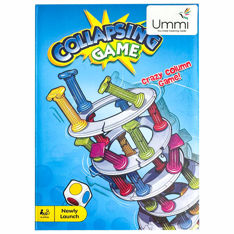 Фото Настільна інтерактивна гра Ummi 707-59 Collapsing Tower Game (Blue) в маназині vchehle.ua