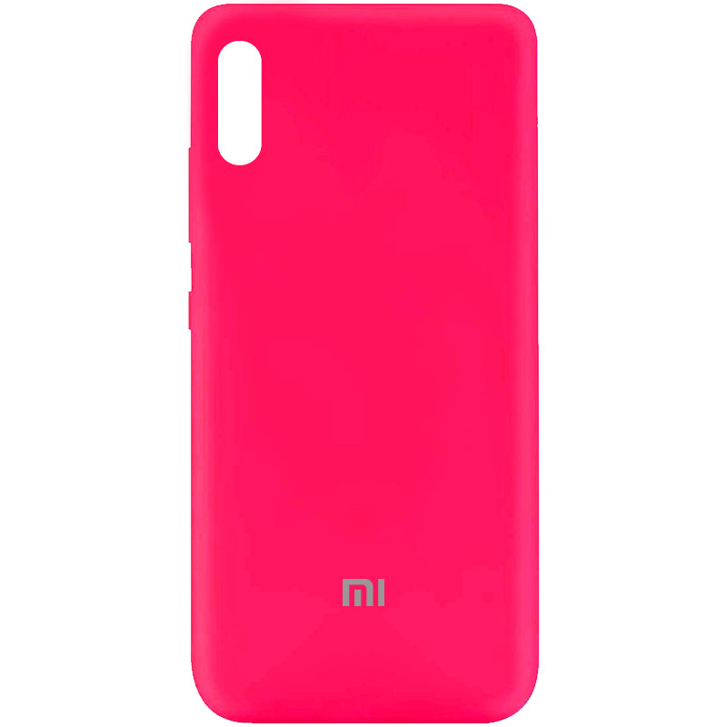 Чохол Silicone Cover My Color Full Protective (A) на Xiaomi Redmi 9A (Рожевий / Barbie pink)
