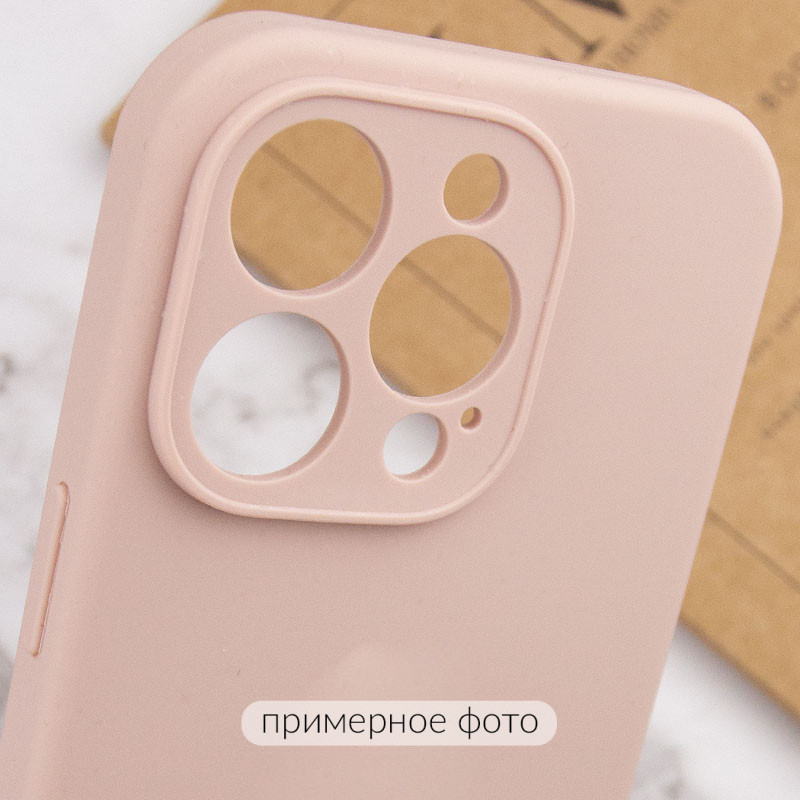 Чехол Silicone Case Full Camera Protective (AA) NO LOGO для Apple iPhone 16 (6.1") (Розовый / Pink Sand) в магазине vchehle.ua
