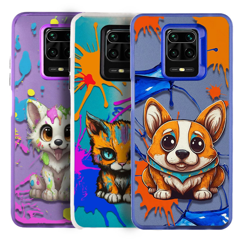 TPU+PC чохол TakiTaki Graffiti magic glow на Xiaomi Redmi Note 9s / Note 9 Pro / Note 9 Pro Max