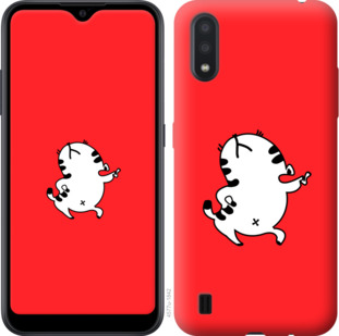 

Чохол Смугастий котик на Samsung Galaxy A01 A015F 915846