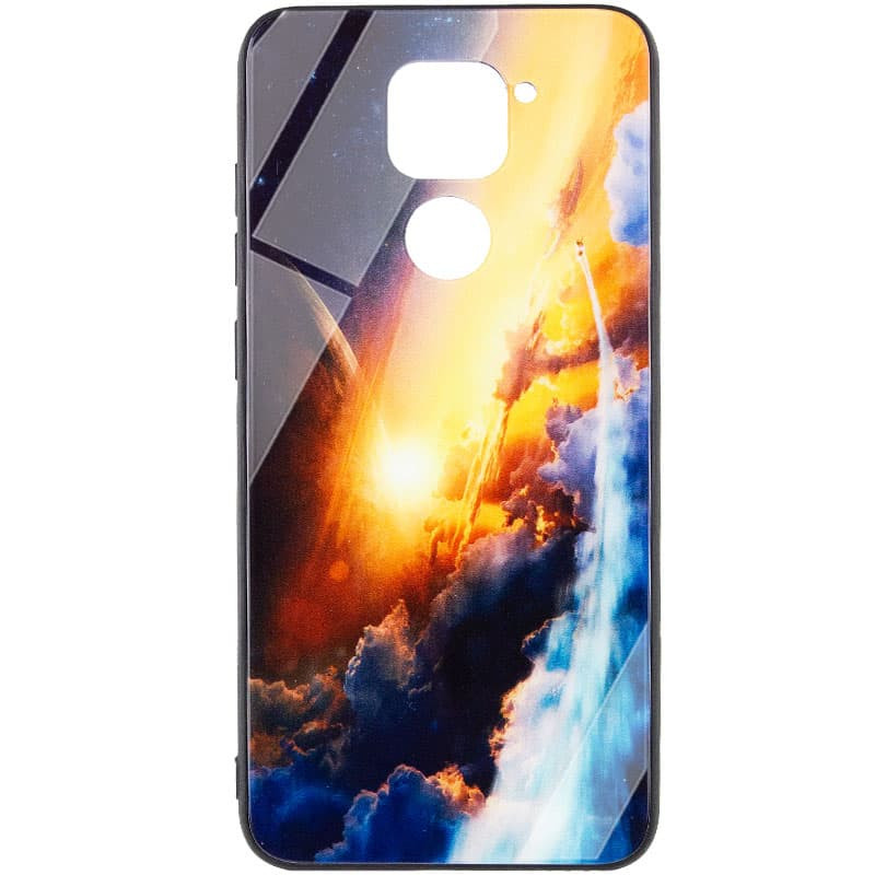 

TPU+Glass чехол Diversity для Xiaomi Redmi Note 9 / Redmi 10X (Above the clouds) 1223325