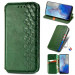 Купить Кожаный чехол-книжка GETMAN Cubic (PU) для Samsung Galaxy A31 (Зеленый) на vchehle.ua