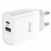 Фото МЗП HOCO C80A Plus Rapido PD20W+QC3.0 (1Type-C/1USB) (White) в маназині vchehle.ua