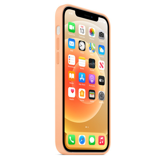 Фото Чехол Silicone Case Full Protective (AA) для Apple iPhone 14 Plus (6.7") (Оранжевый / Cantaloupe) в магазине vchehle.ua