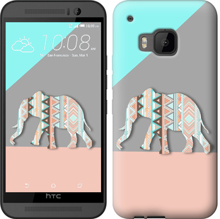 

Чохол Візерунчастий слон на HTC One M9 224598