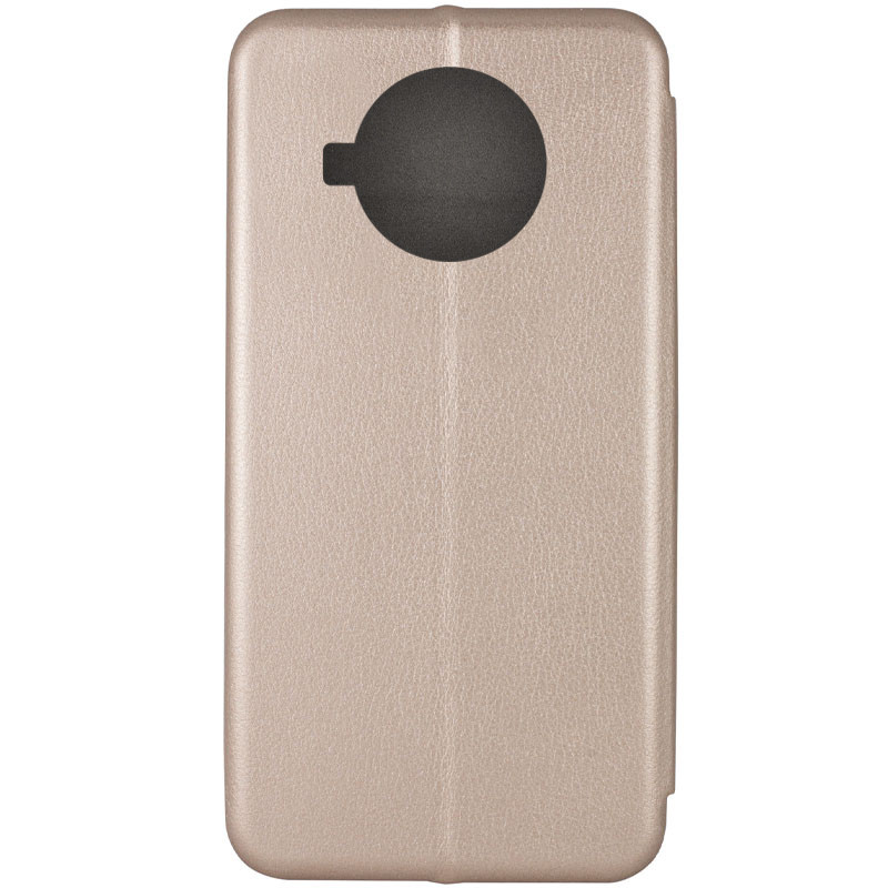 Фото Кожаный чехол-книжка Classy для Xiaomi Mi 10T Lite / Redmi Note 9 Pro 5G (Золотой) на vchehle.ua