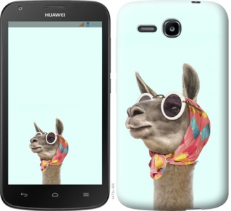 

Чехол Модная лама для Huawei Ascend Y600 753421