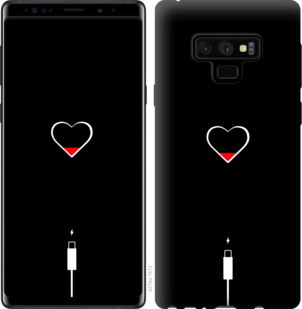 Чехол Подзарядка сердца для Samsung Galaxy Note 9 N960F