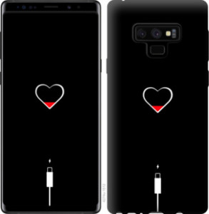 Чехол Подзарядка сердца для Samsung Galaxy Note 9 N960F